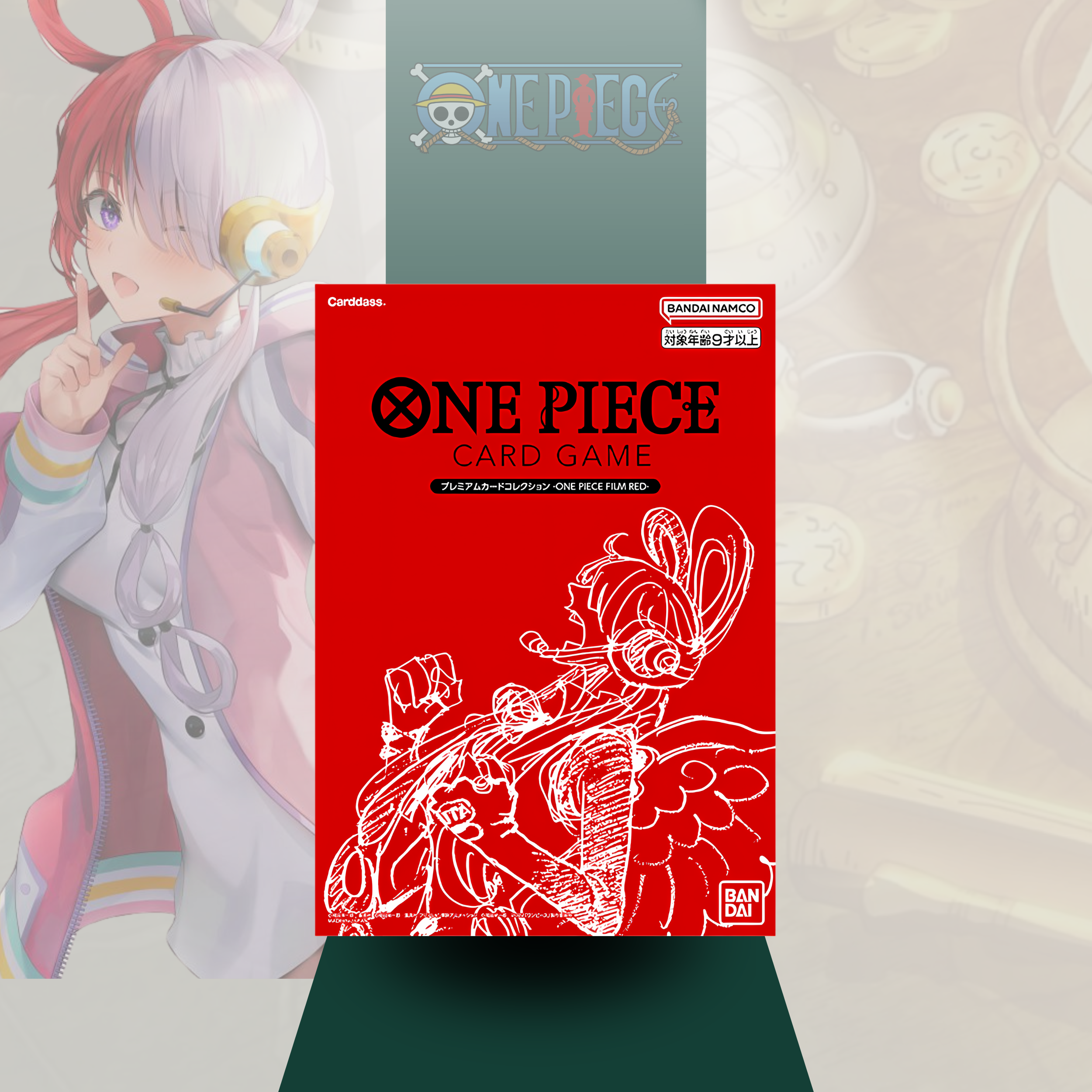 ⭐️ワンピース PSA10 PREMIUM CARD COLL-FILM RED One-Piece-Card-Game-Premium-