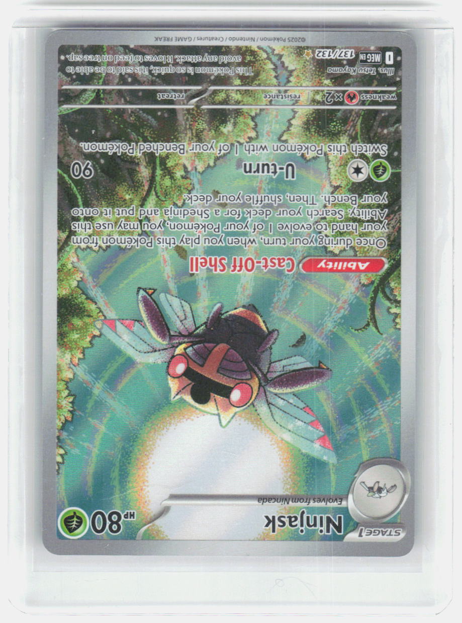 Ninjask Holo Illustration Rare ME01: Mega Evolution 137/132 NM