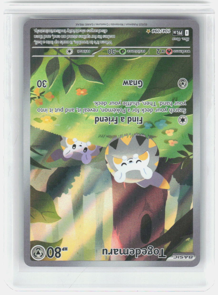 Togedemaru Holo Illustration Rare ME02: Phantasmal Flames 104/094 NM