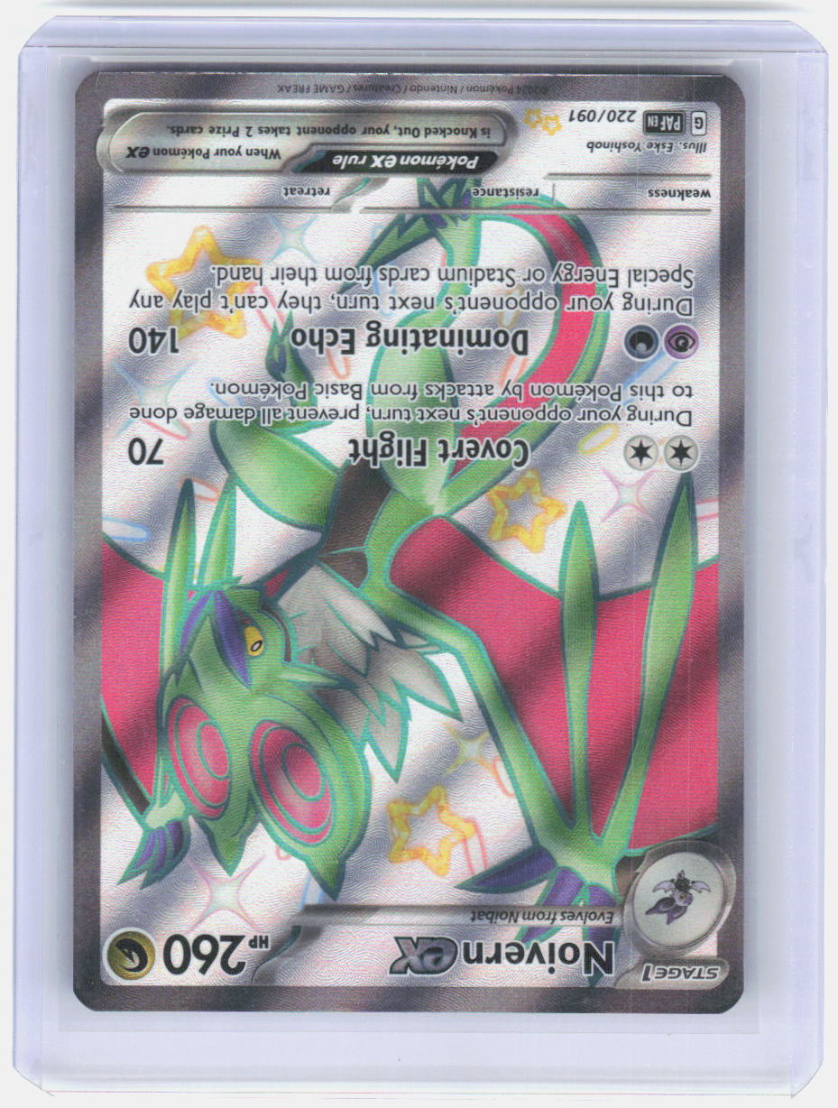 Noivern ex - Holo Shiny Ultra Rare SV: Paldean Fates 220/091 NM
