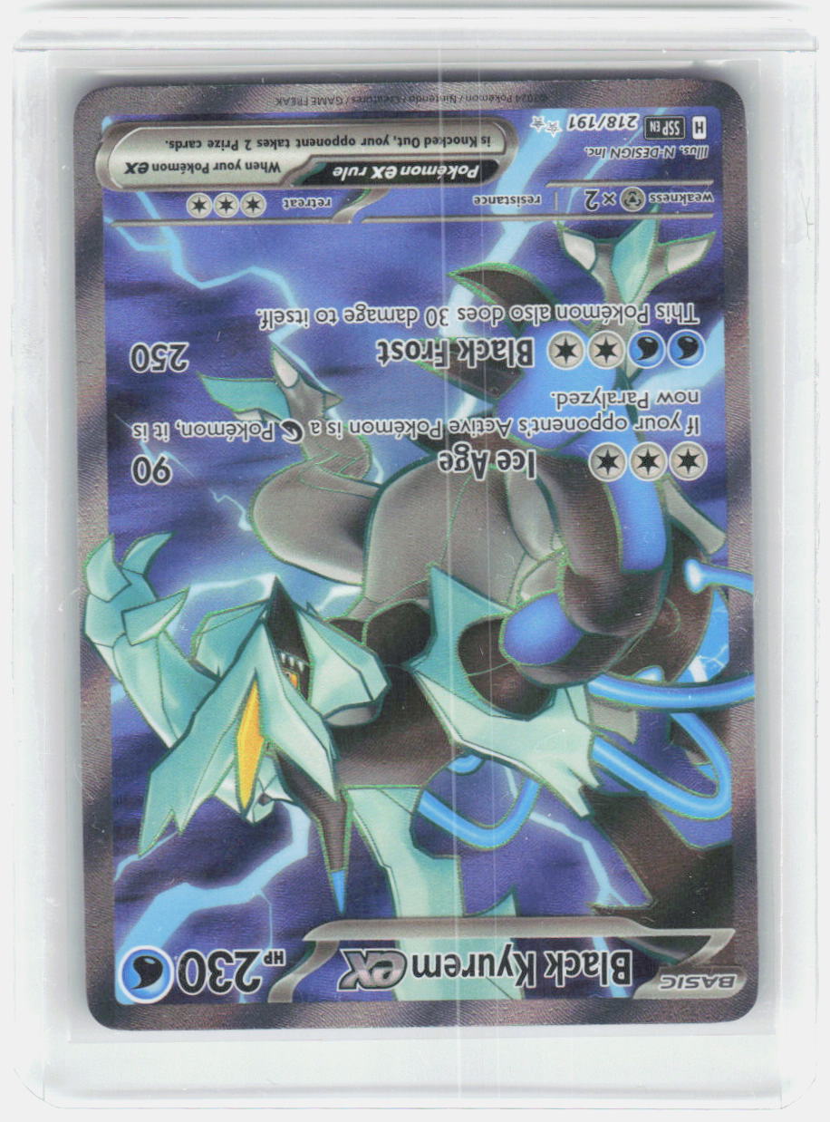 Black Kyurem ex Holo Ultra Rare SV08: Surging Sparks 218/191 NM