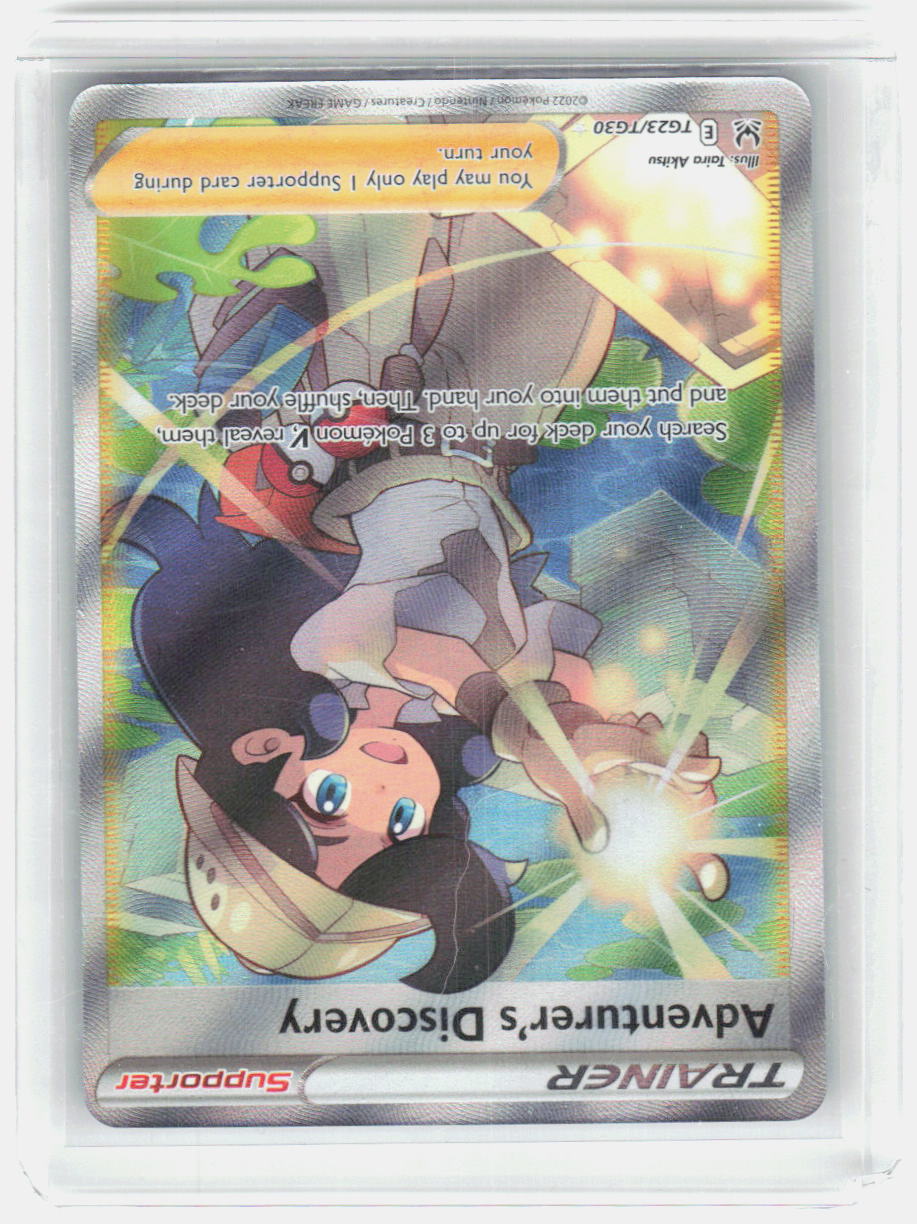 Adventurer's Discovery Holo Ultra Rare SWSH11: Lost Origin Trainer Gallery TG23/TG30 NM