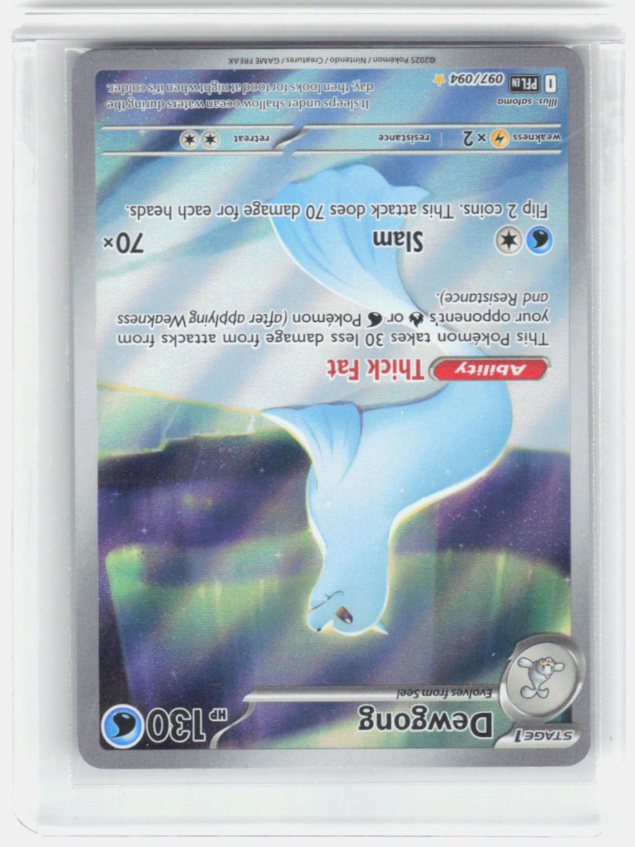Dewgong Holo Illustration Rare ME02: Phantasmal Flames 097/094 NM