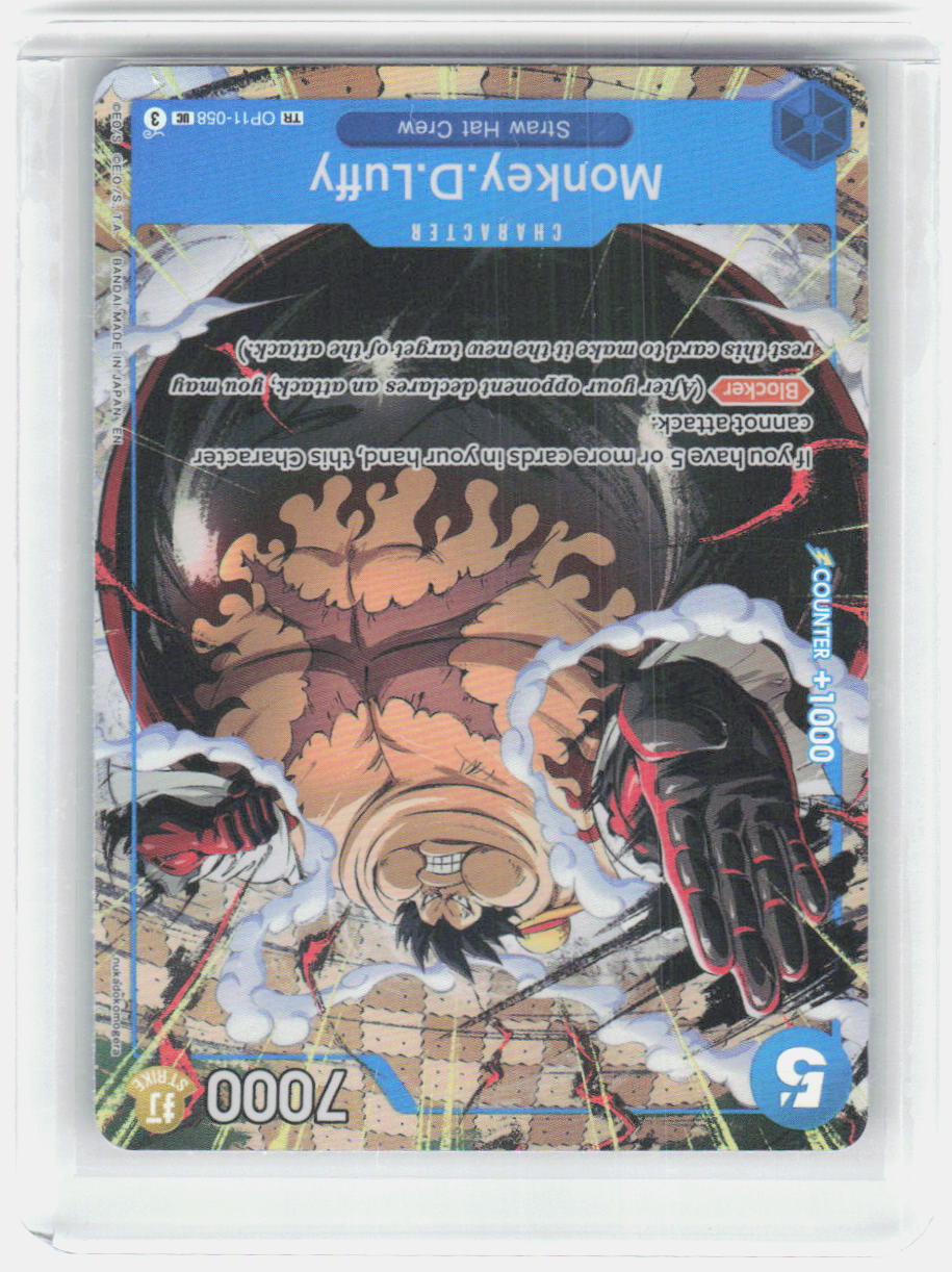 Monkey.D.Luffy - (TR) Foil TR Carrying On His Will OP11-058 NM