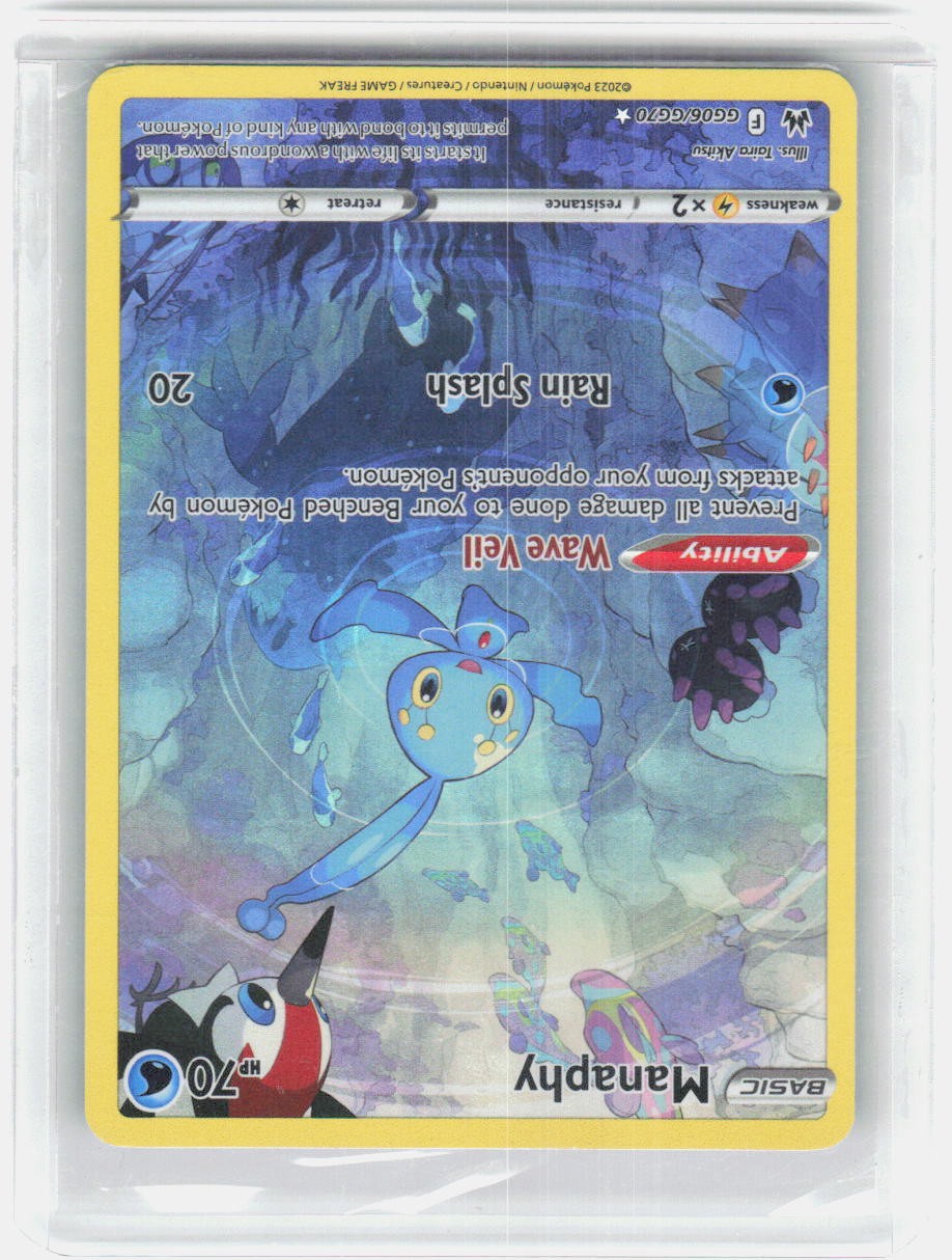 Manaphy Holo Ultra Rare SWSH: Crown Zenith: Galarian Gallery GG06/GG70 NM