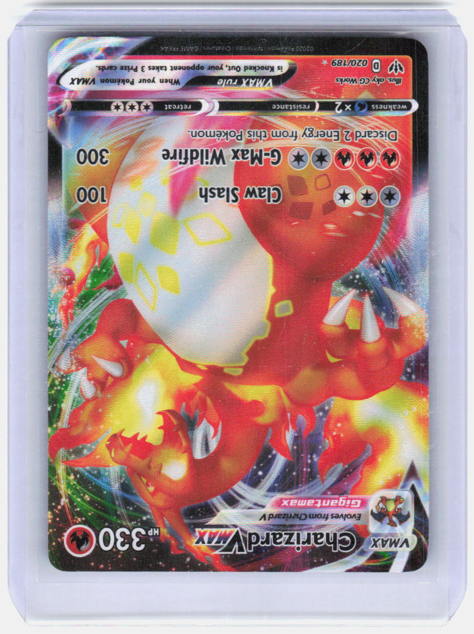 Charizard VMAX Holo Ultra Rare SWSH03: Darkness Ablaze 020/189 NM