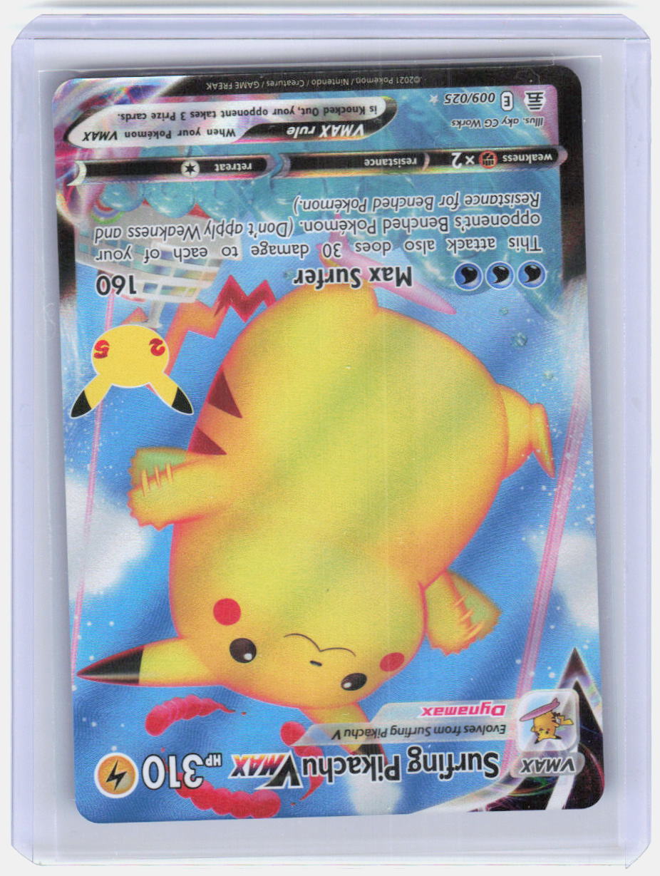 Surfing Pikachu VMAX Holo Ultra Rare Celebrations 009/025 NM