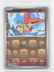 Victini (Master Ball Pattern) Holo Rare SV: Black Bolt 012/086 NM