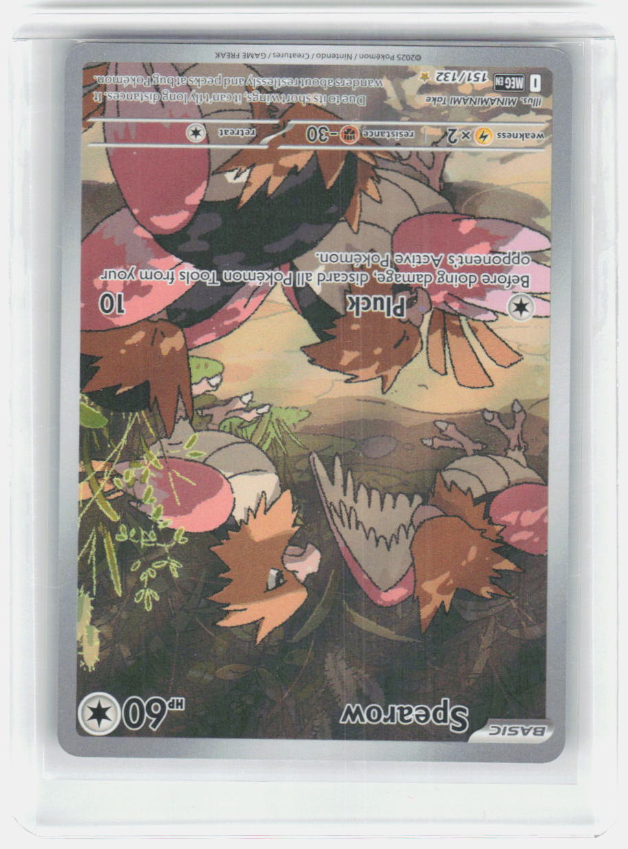 Spearow Holo Illustration Rare ME01: Mega Evolution 151/132 NM