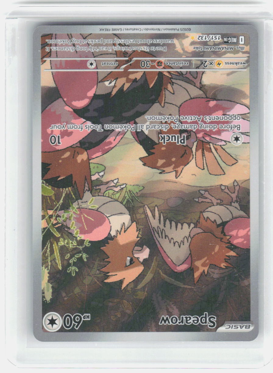 Spearow Holo Illustration Rare ME01: Mega Evolution 151/132 NM
