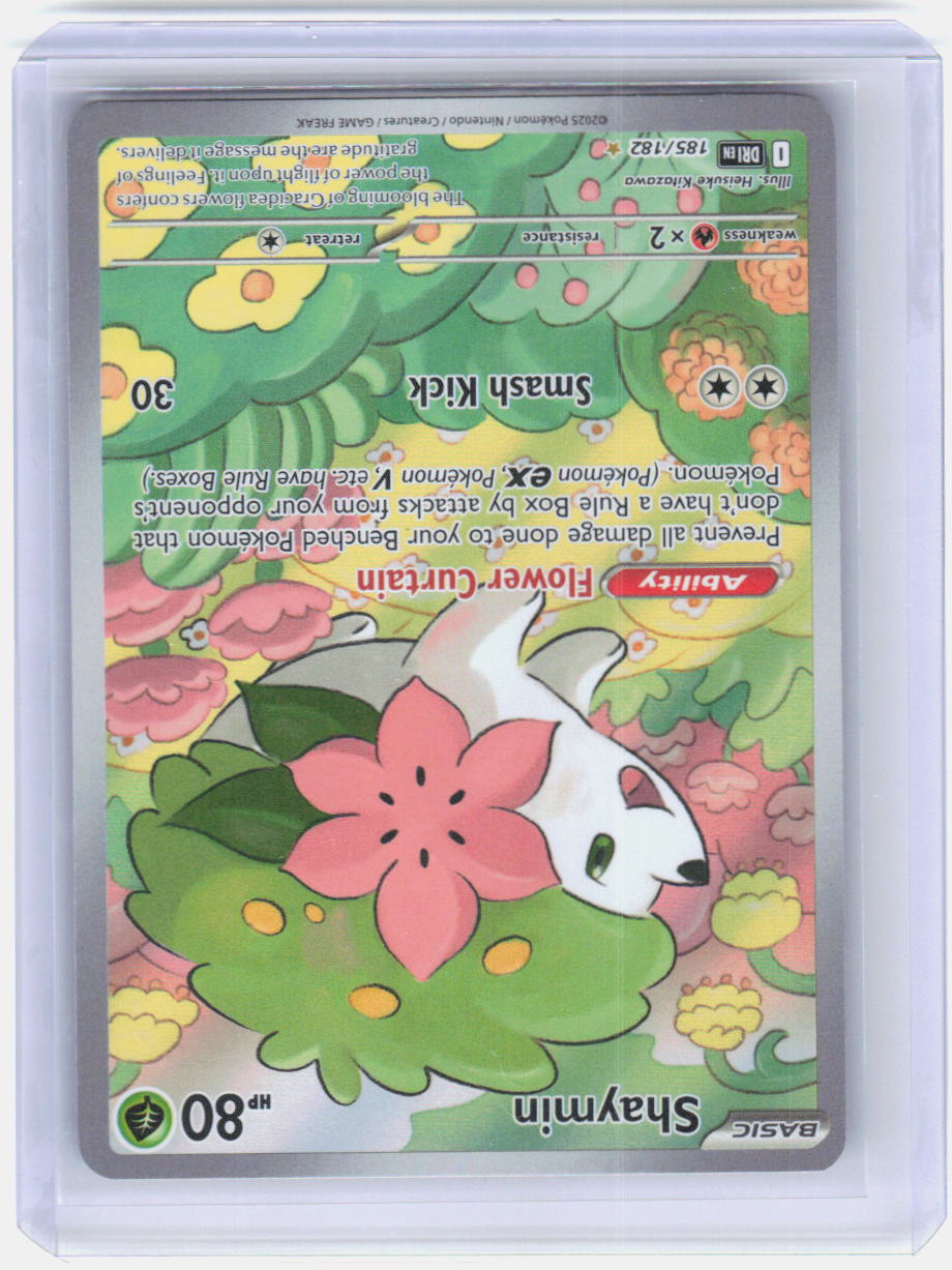 Shaymin Holo Illustration Rare SV10: Destined Rivals 185/182 NM