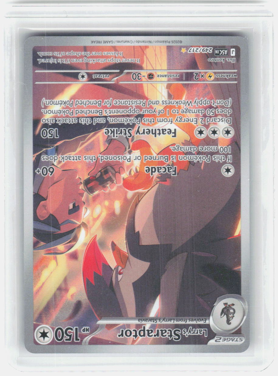 Larry's Staraptor Holo Illustration Rare ME: Ascended Heroes 249/217 NM