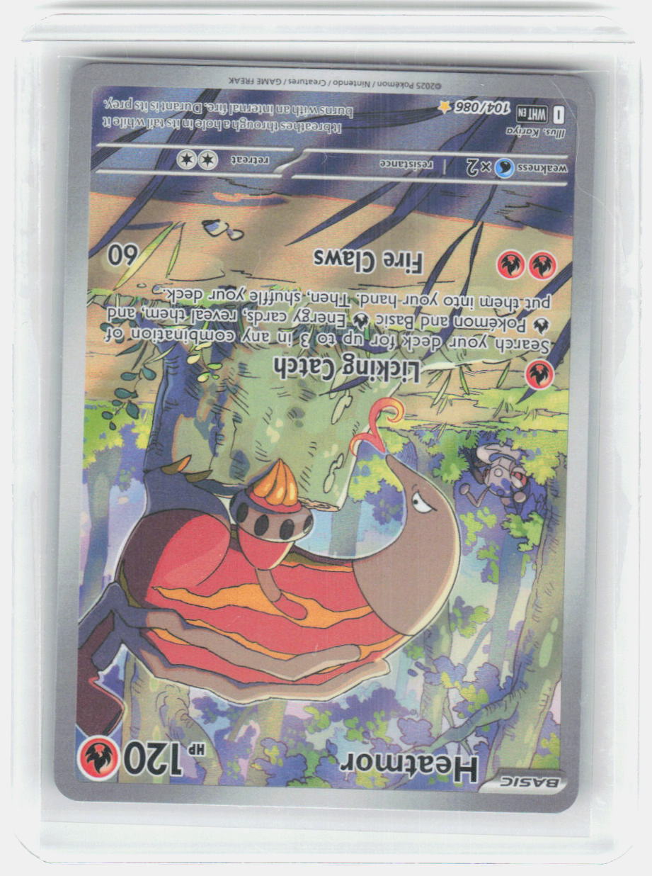 Heatmor - Holo Illustration Rare SV: White Flare 104/086 NM