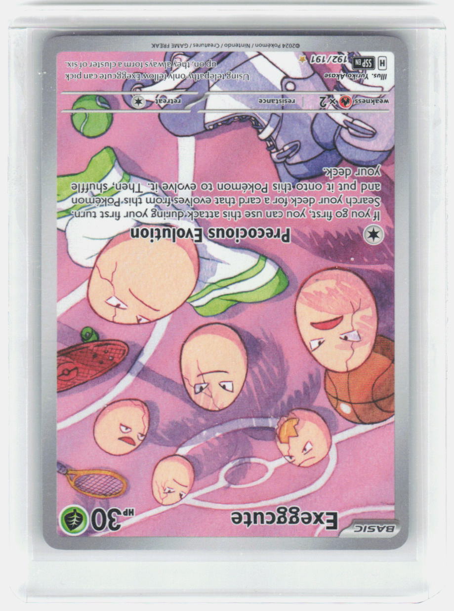 Exeggcute Holo Illustration Rare SV08: Surging Sparks 192/191 NM