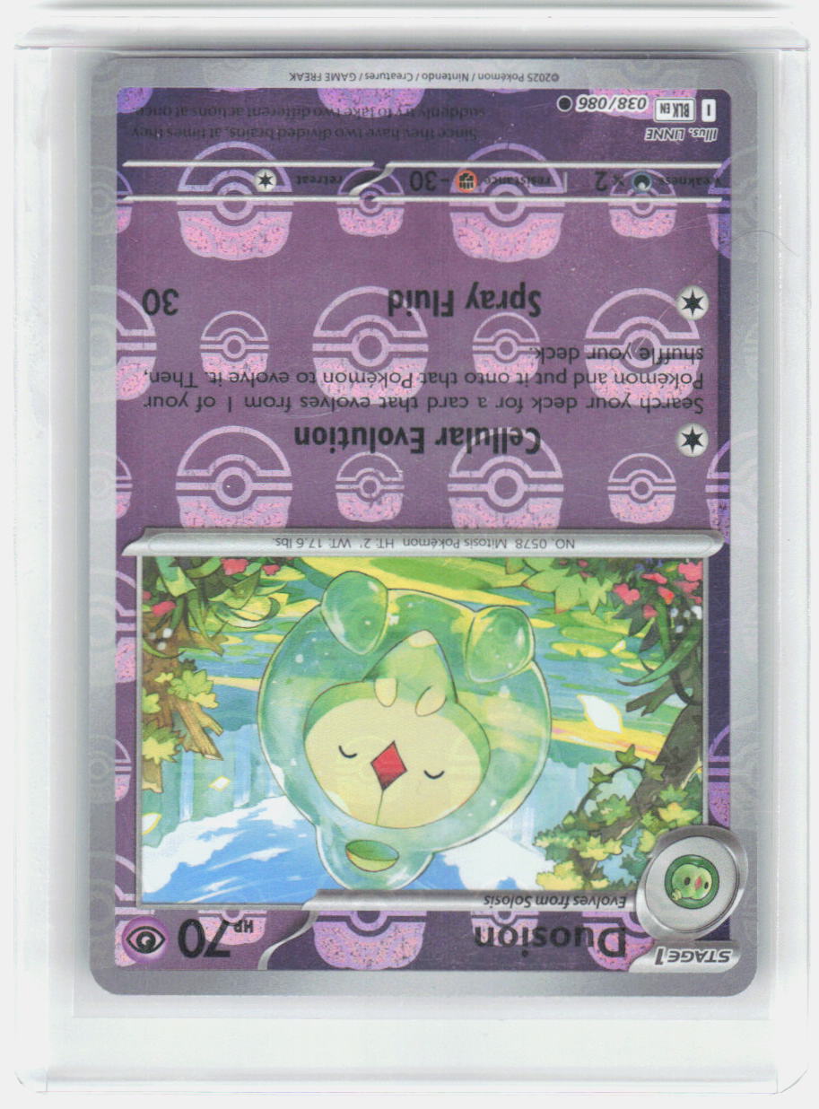 Duosion (Master Ball Pattern) Holo Common SV: Black Bolt 038/086 NM