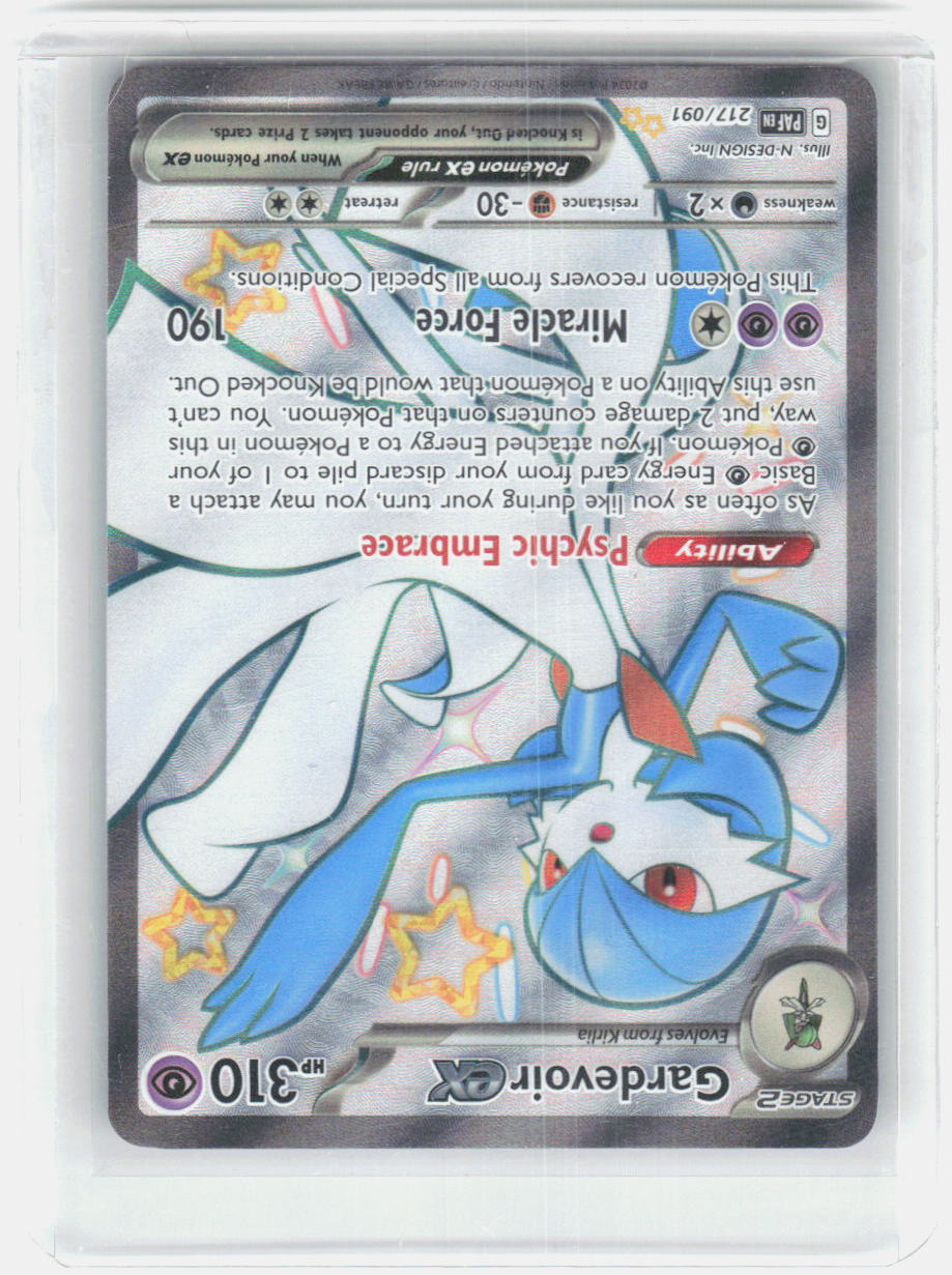 Gardevoir ex Holo Shiny Ultra Rare SV: Paldean Fates 217/091 NM