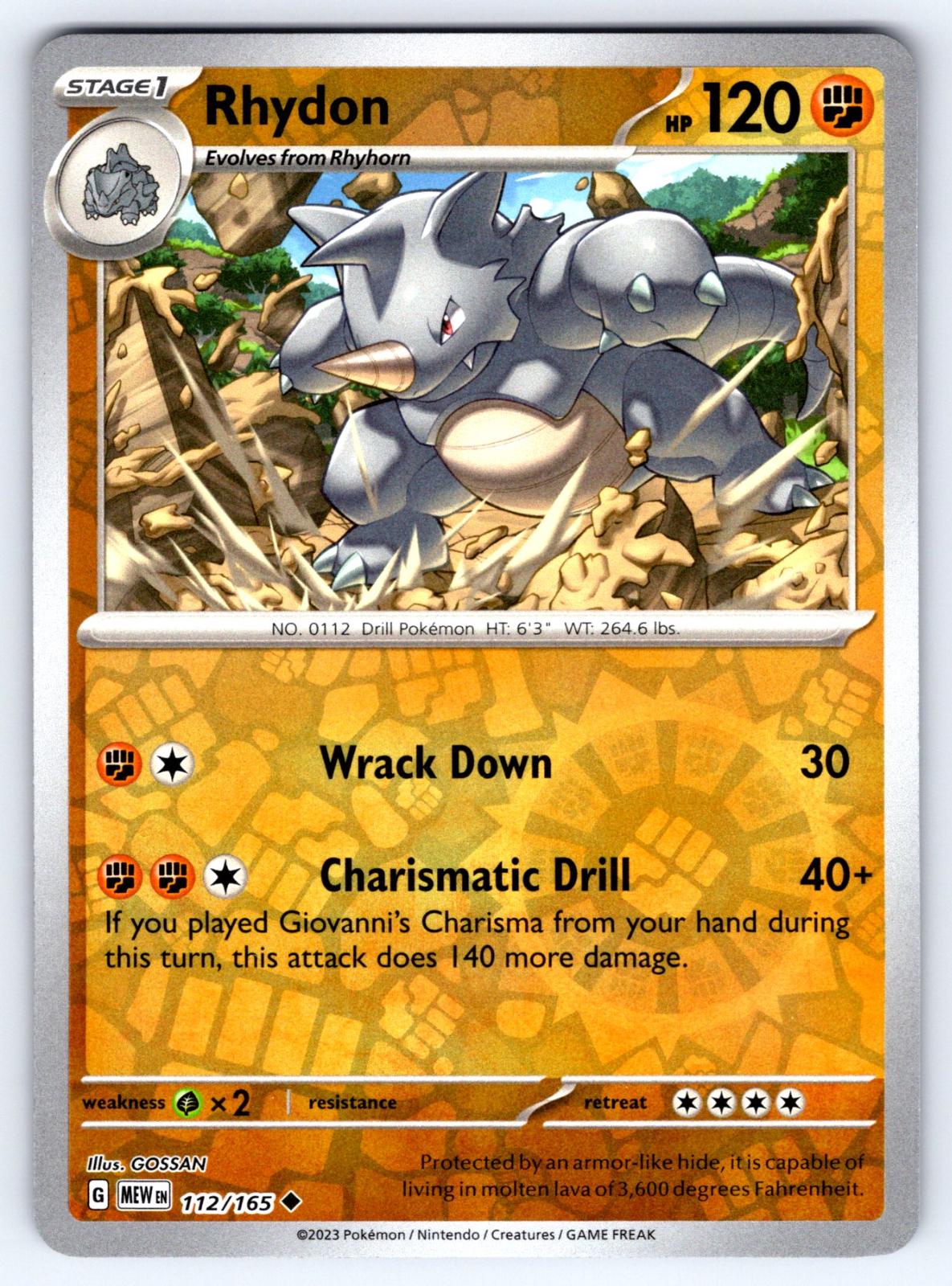 Rhydon [Reverse Holo]