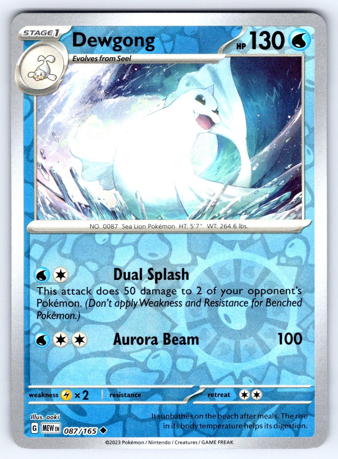 Dewgong [Reverse Holo]