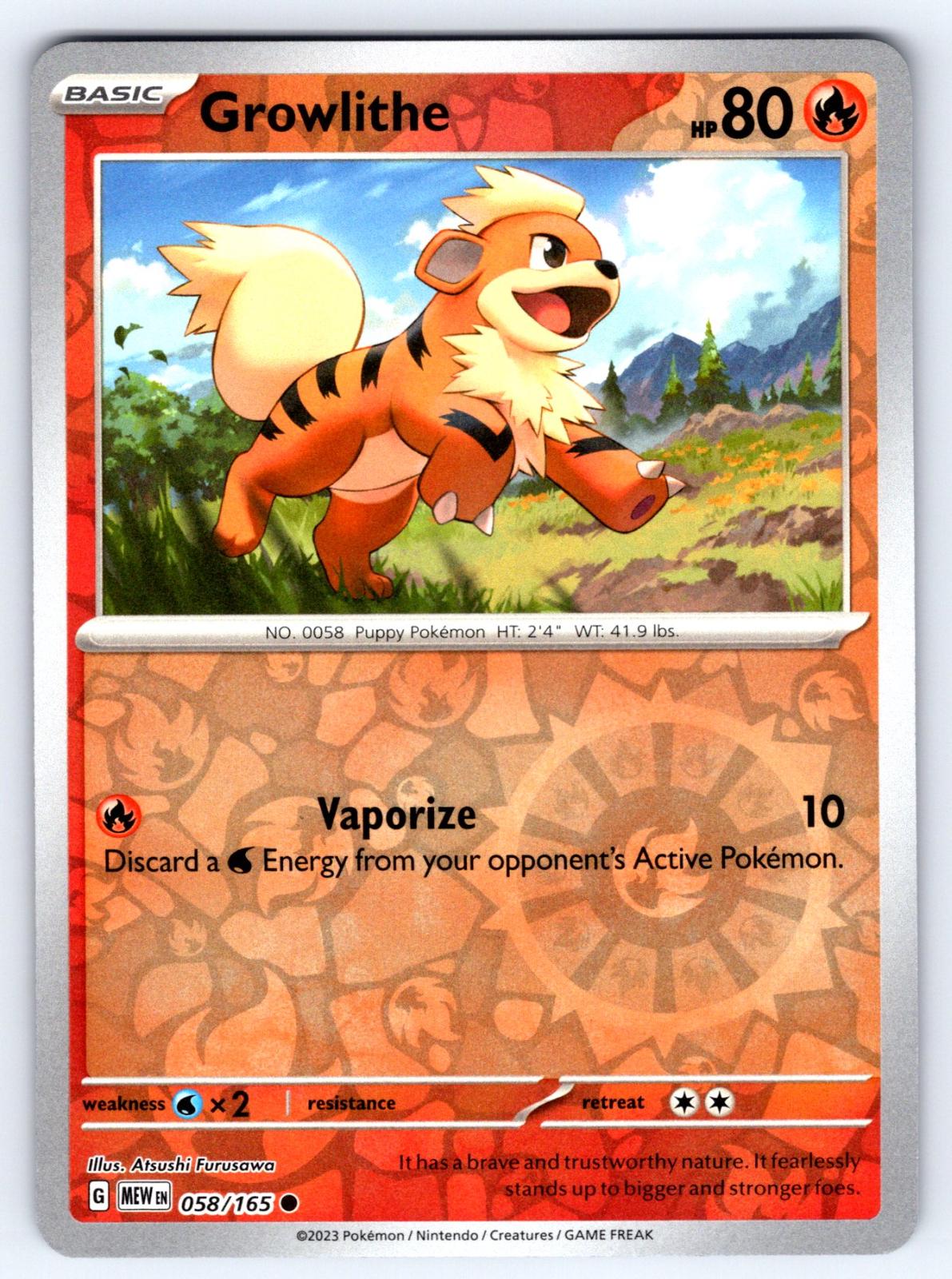 Growlithe [Reverse Holo]