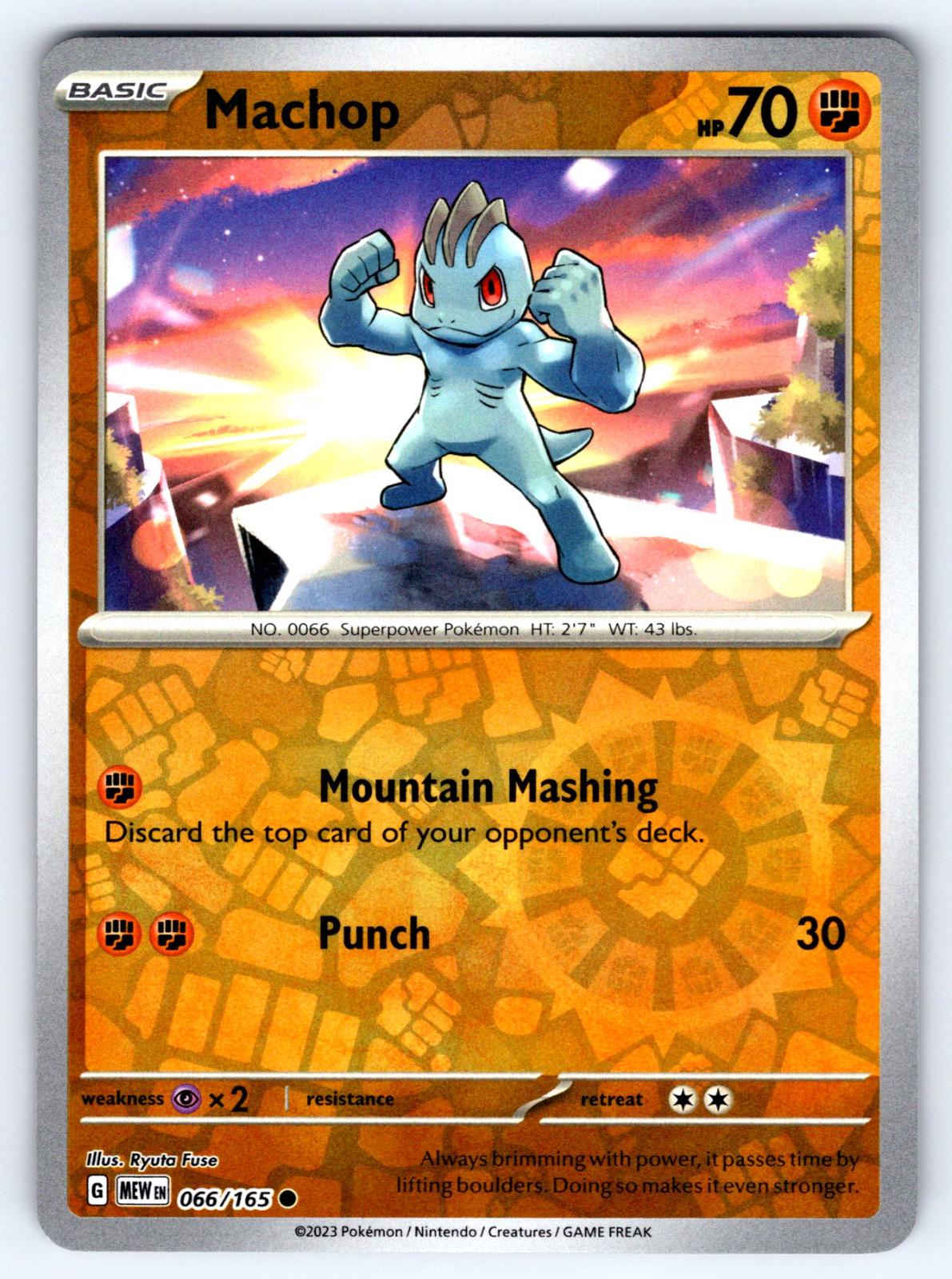 Machop [Reverse Holo]