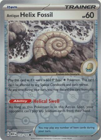 Antique Helix Fossil [Reverse Holo]