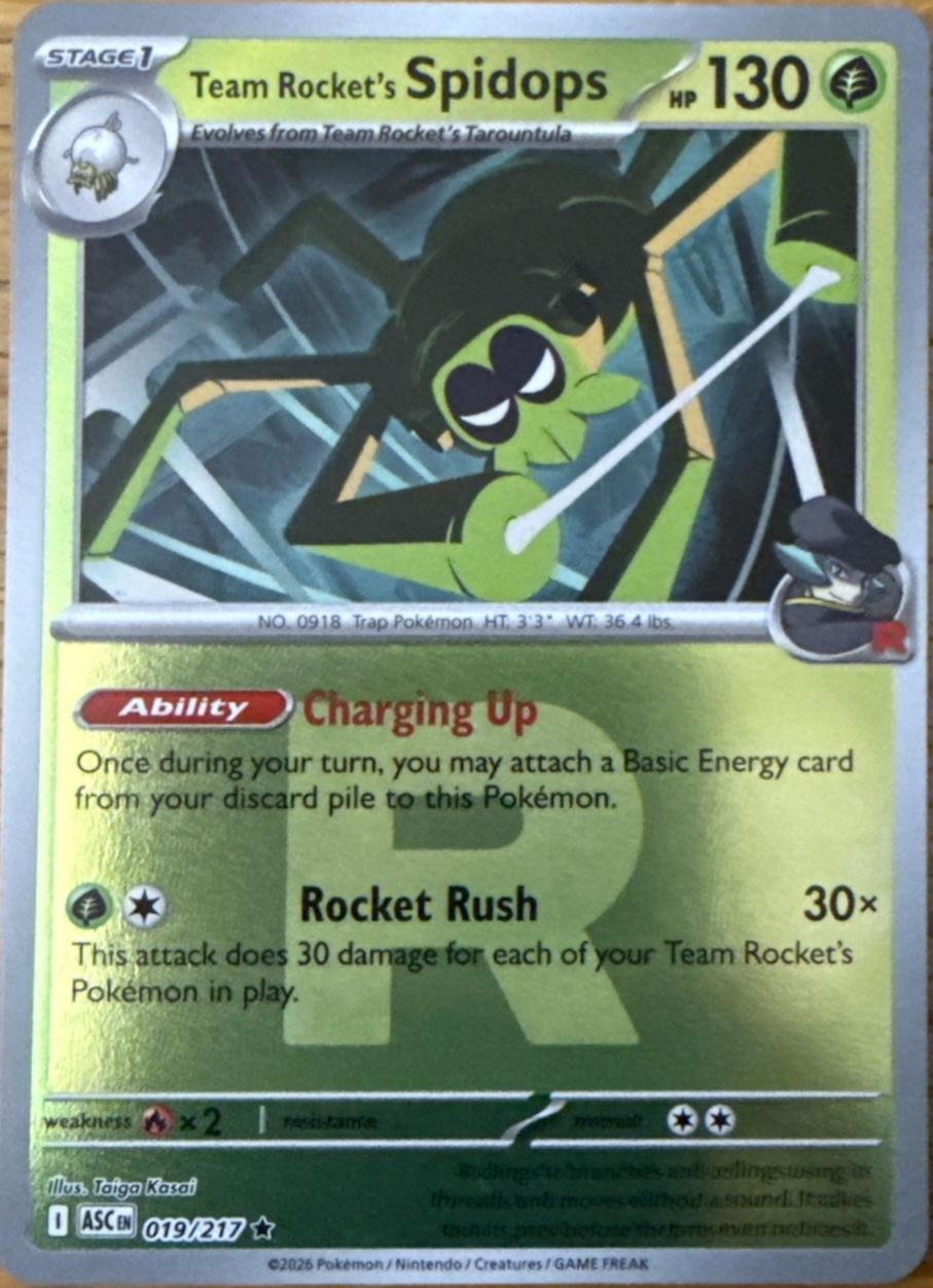 Team Rocket's Spidops [Reverse Holo]
