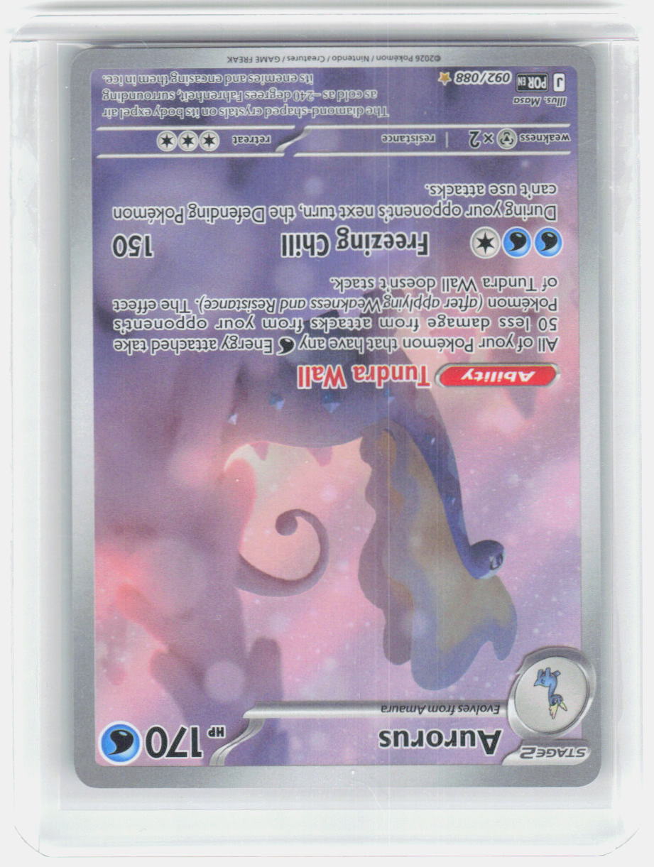 Aurorus Holo Illustration Rare ME03: Perfect Order 092/088 NM