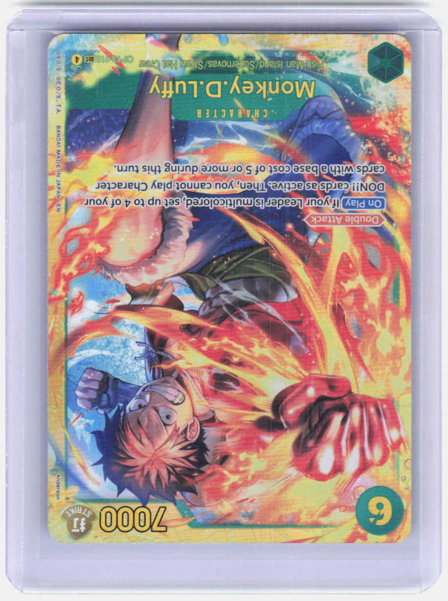 Monkey.D.Luffy (118) Foil SEC Carrying On His Will OP13-118 NM