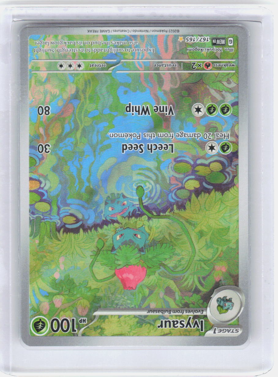 Ivysaur Holo Illustration Rare SV: Scarlet & Violet 151 167/165 NM