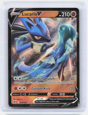 Lucario V Holo Ultra Rare SWSH10: Astral Radiance 078/189 NM