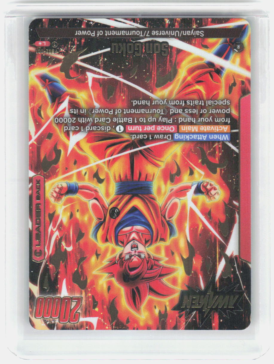 Son Goku - (Alternate Art) Holo Leader Blazing Aura FB02-001 NM