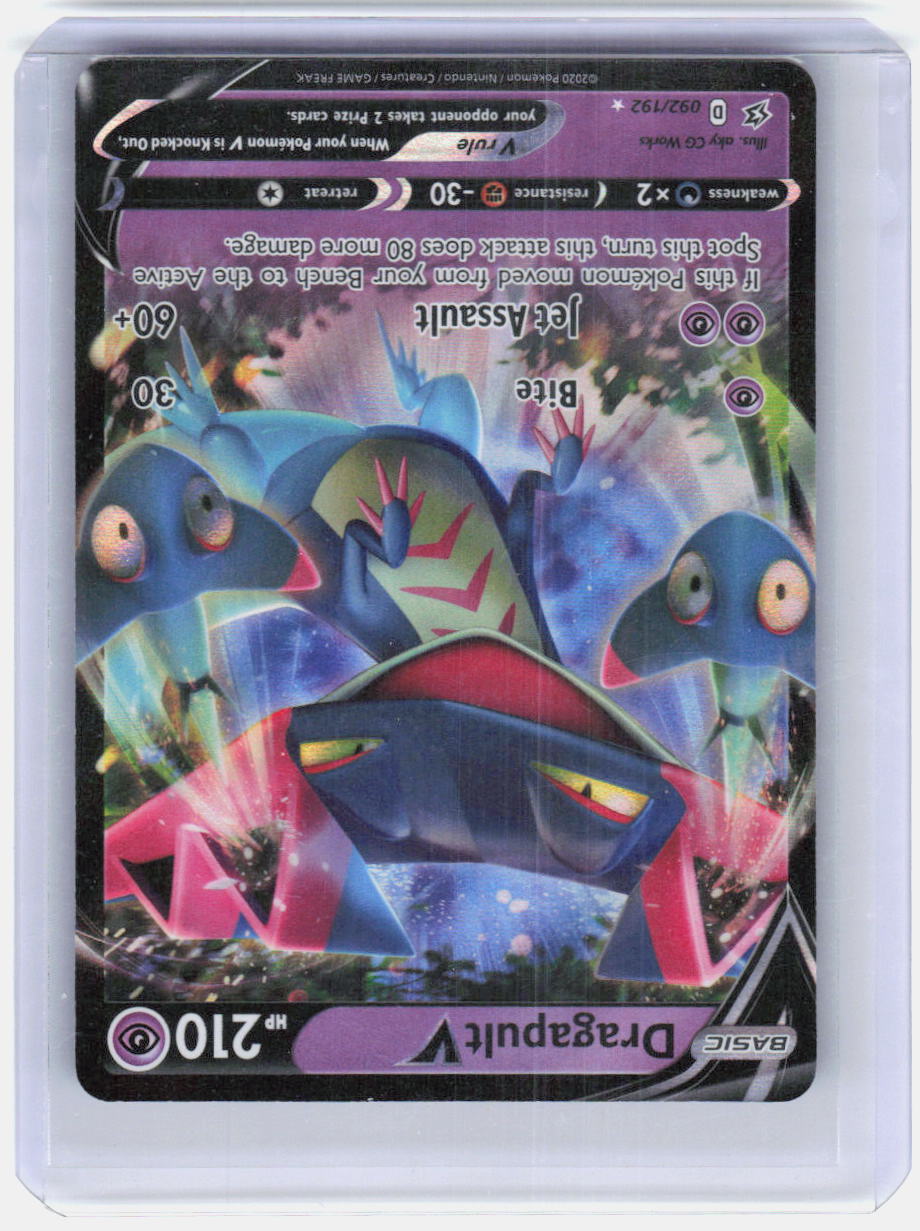 Dragapult V Holo Ultra Rare SWSH02: Rebel Clash 092/192 NM