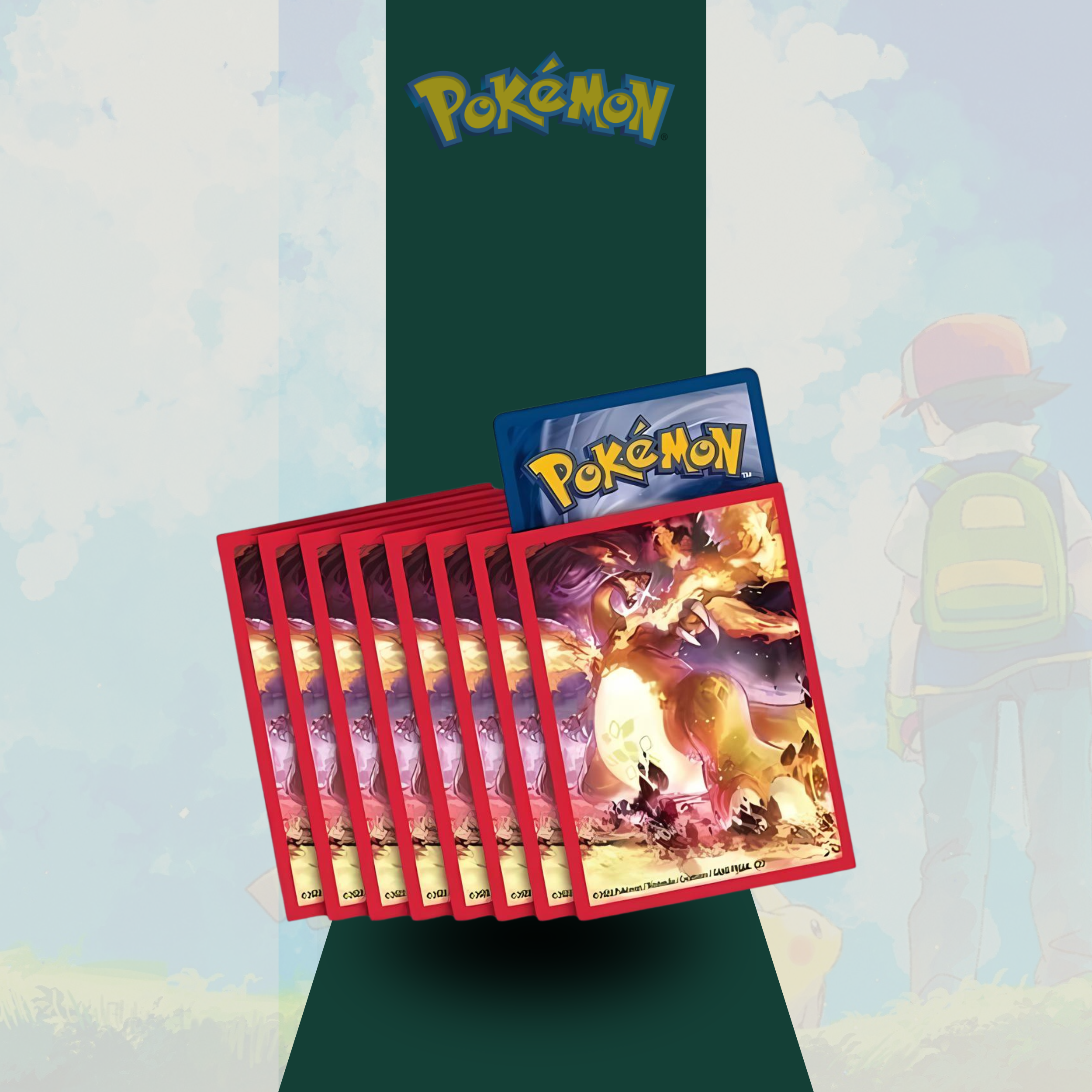 Charizard Vmax Card Sleeves - Deck Protectors - x65 - Ultra Premium Collection