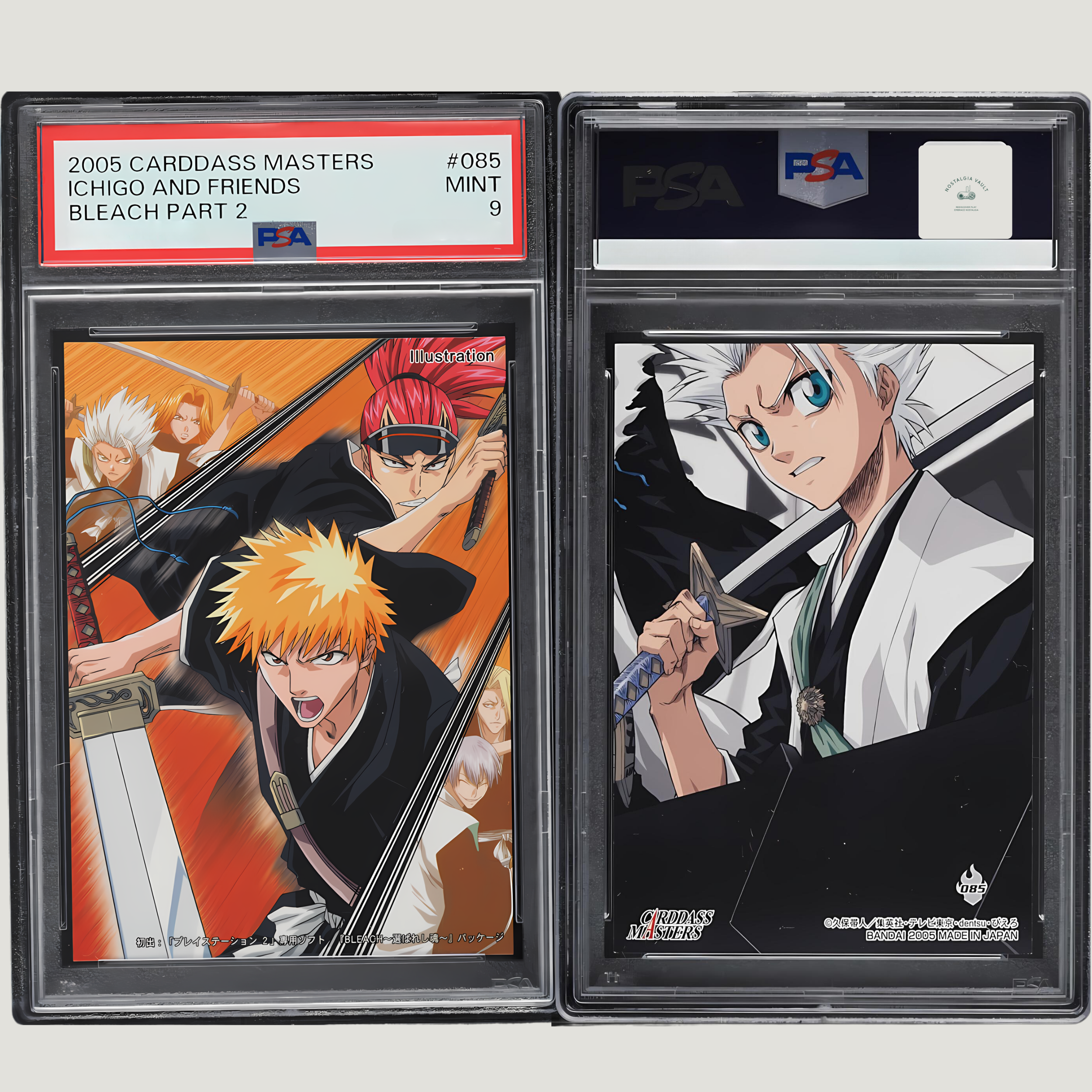 2005 Carddass Masters Bleach Part 2 Ichigo And Friends #85 PSA 9 MINT - 1 of 1