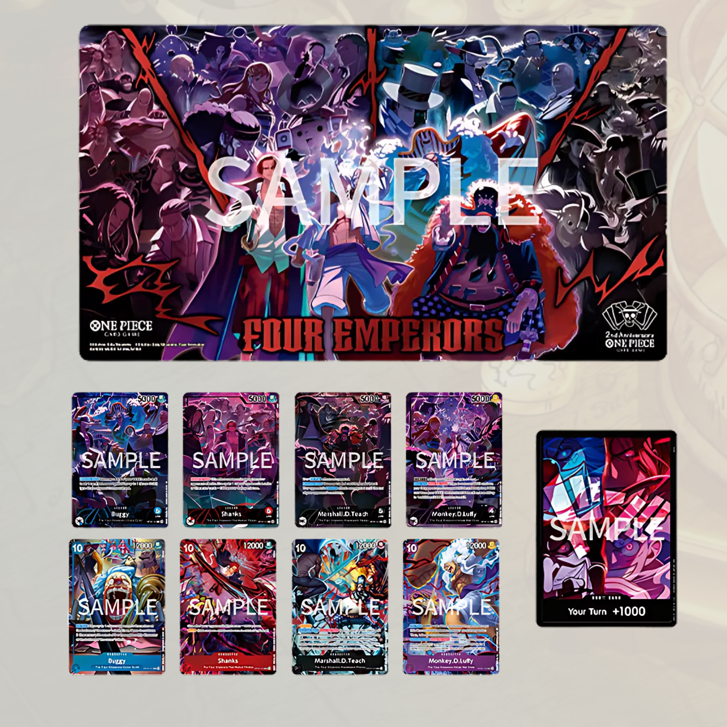 PRE ORDER -ONE PIECE CARD GAME English Version 2nd Anniversary Set