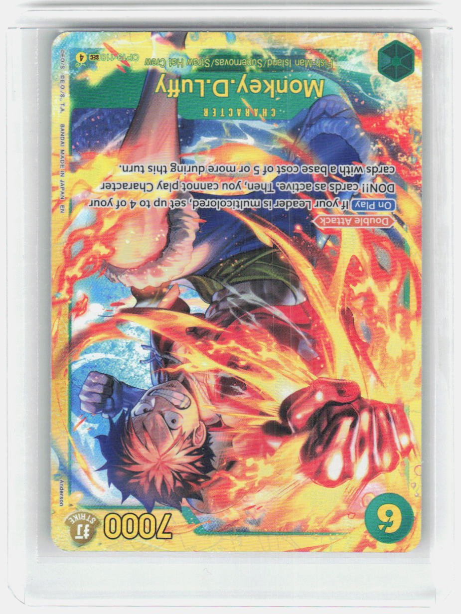 Monkey.D.Luffy (118) Foil SEC Carrying On His Will OP13-118 NM