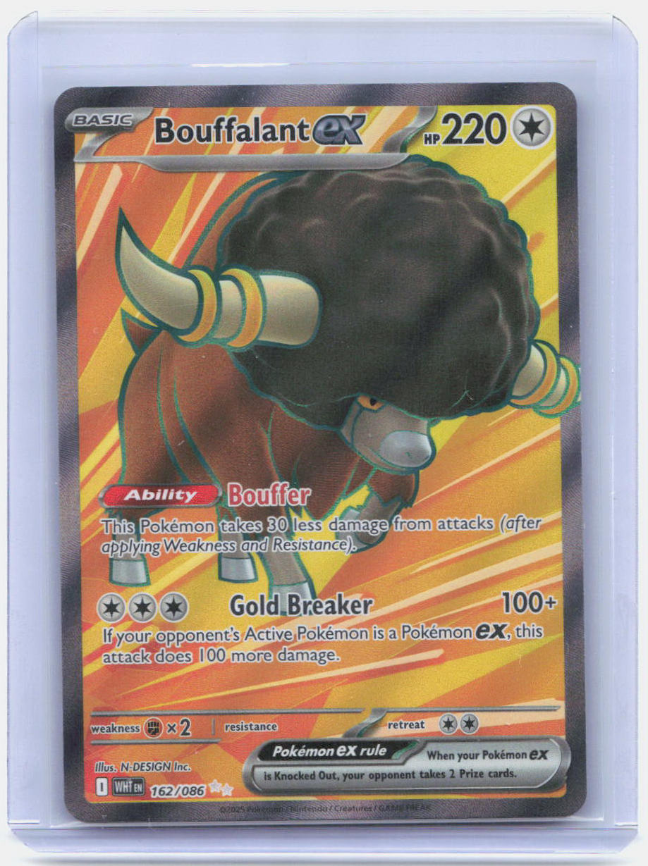 Bouffalant ex Holo Ultra Rare SV: White Flare 162/086 NM