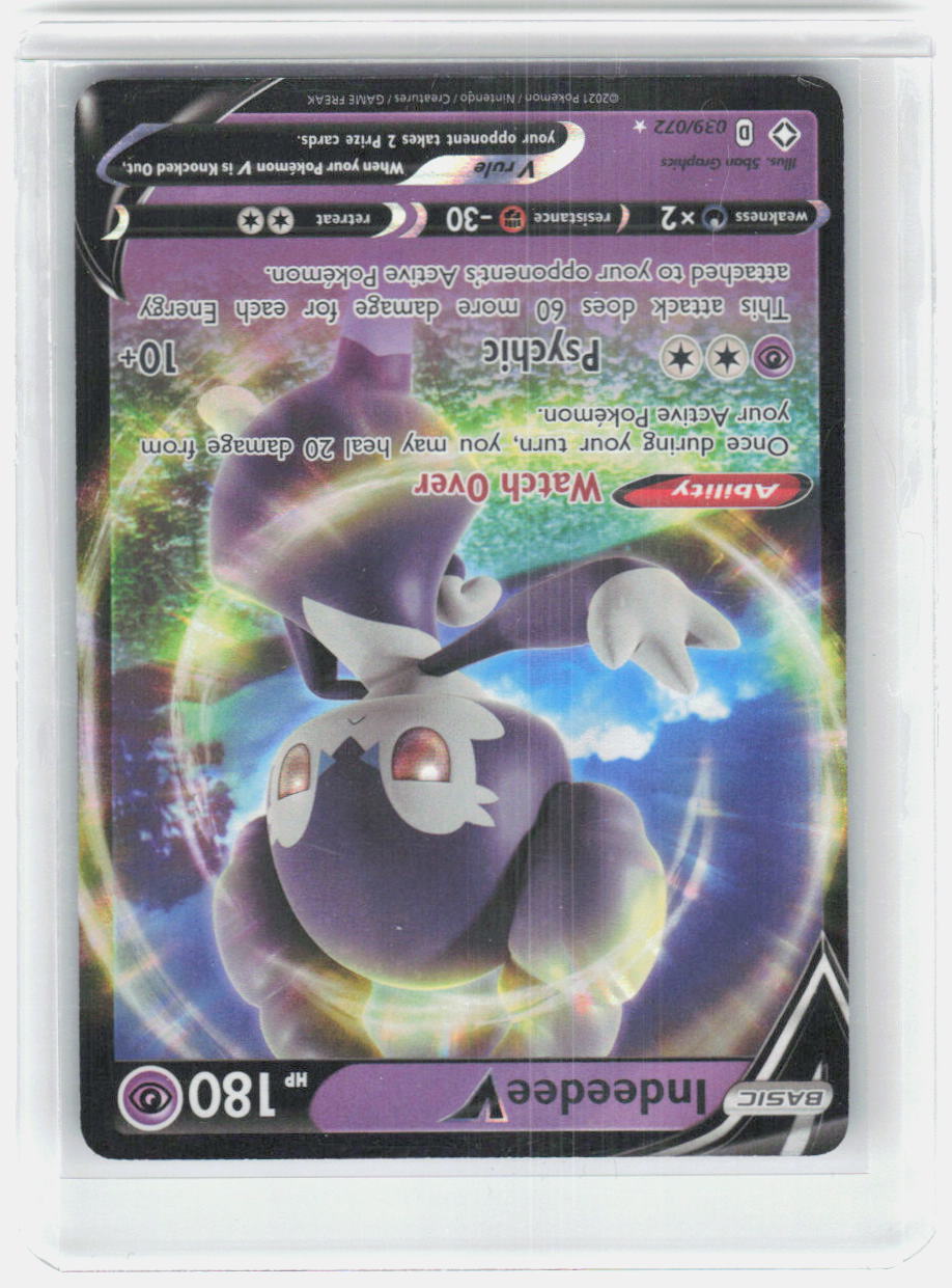 Indeedee V Holo Ultra Rare Shining Fates 039/072 NM
