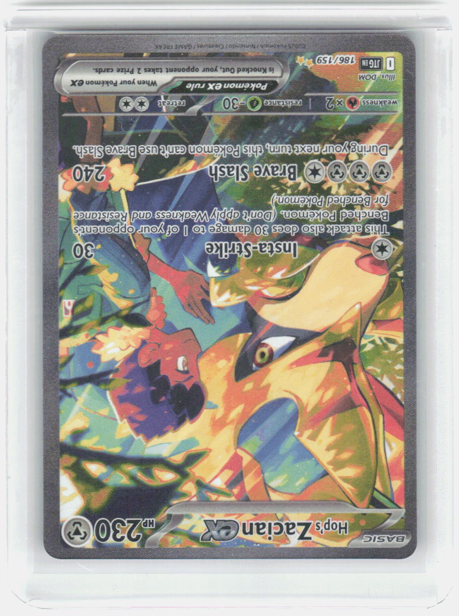 Hop's Zacian ex Holo Special Illustration Rare SV09: Journey Together 186/159 NM