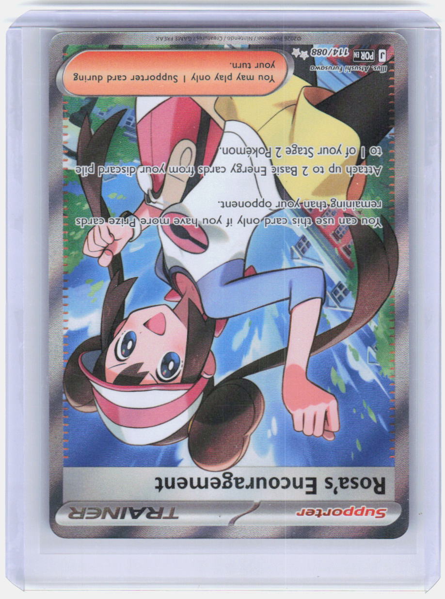 Rosa's Encouragement - Holo Ultra Rare ME03: Perfect Order 114/088 NM