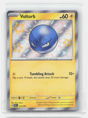 Voltorb Holo Shiny Rare SV: Paldean Fates 133/091 NM