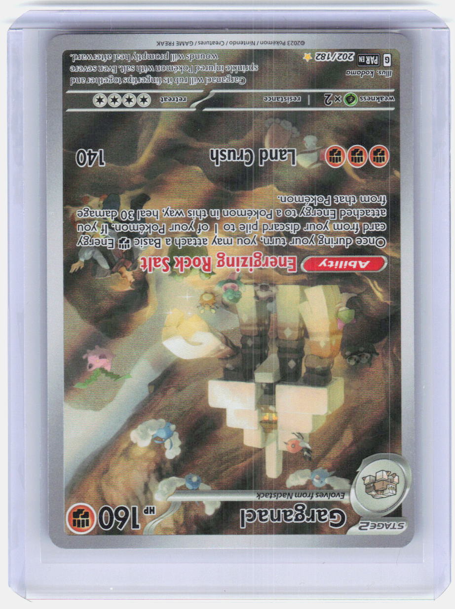 Garganacl Holo Illustration Rare SV04: Paradox Rift 202/182 NM