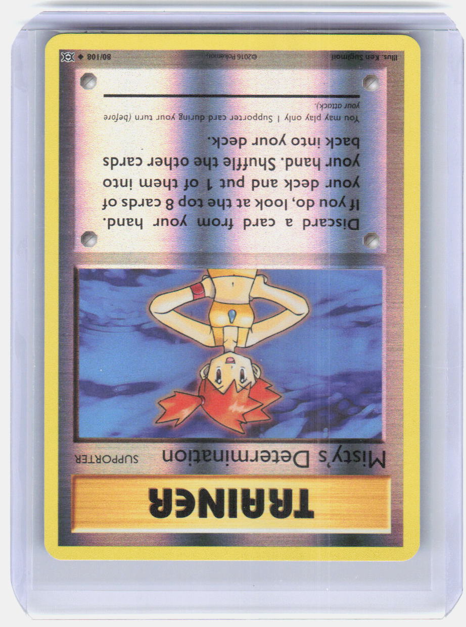 Misty's Determination Reverse Holo Uncommon XY - Evolutions 80/108 NM