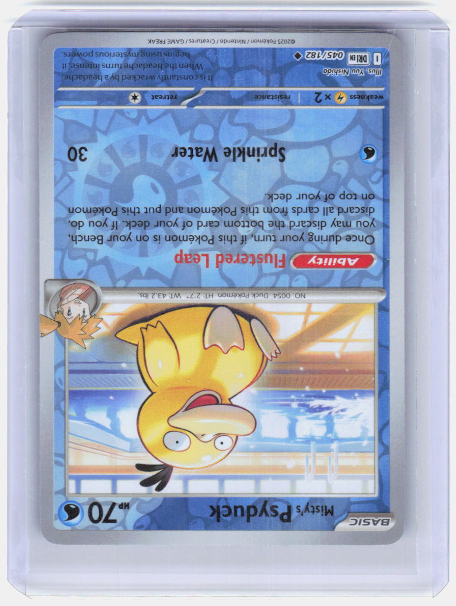 Misty's Psyduck Reverse Holo Uncommon SV10: Destined Rivals 045/182 NM