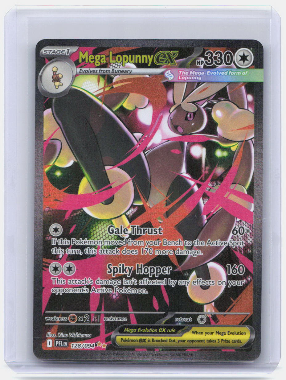 Mega Lopunny ex Holo Special Illustration Rare ME02: Phantasmal Flames 128/094 NM
