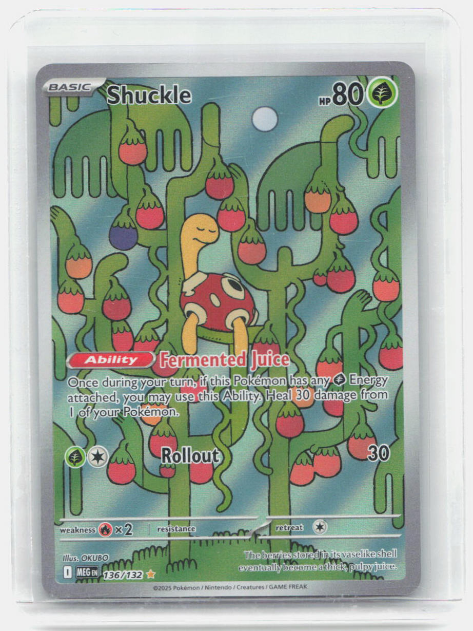Shuckle - Holo Illustration Rare ME01: Mega Evolution 136/132 NM