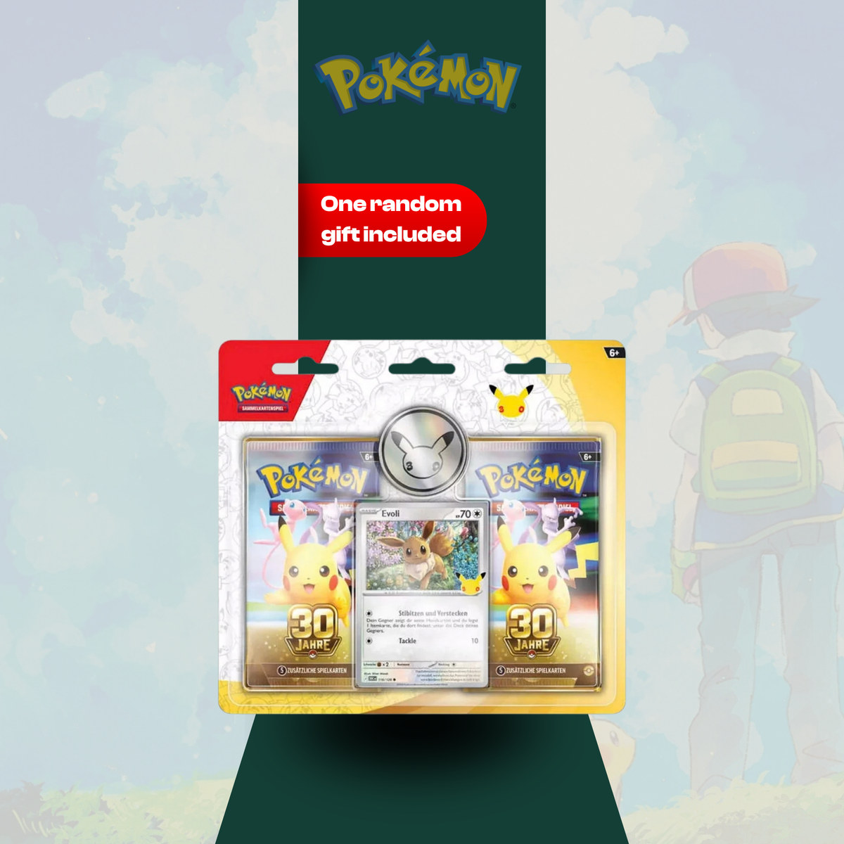PRE ORDER Pokémon TCG: 30TH 2Pack blister
