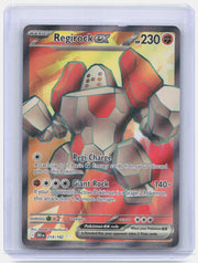 Regirock ex Holo Ultra Rare SV10: Destined Rivals 214/182 NM