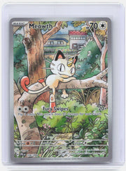 Meowth Holo Illustration Rare ME02: Phantasmal Flames 106/094 NM