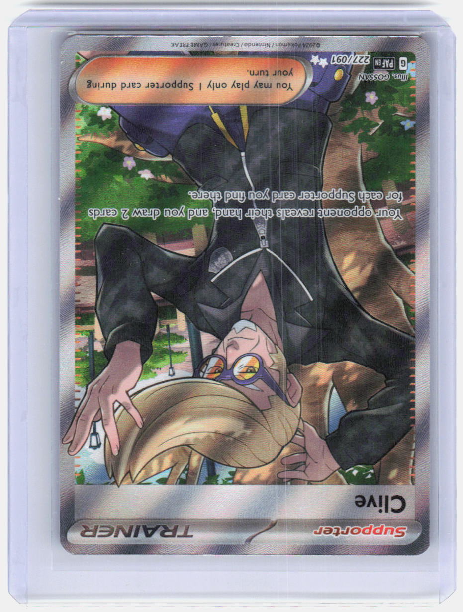 Clive Holo Ultra Rare SV: Paldean Fates 227/091 NM